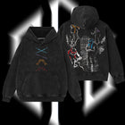 Teenage Mutant Ninja Turtles - Ninja Turtles Movies Film Edition Double Printed Oversize Lightweight Acid Washed Hoodie