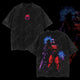 The Mutant Messiah "Master of Magnetism" Magneto Marvel MCU Edition Double Printed Oversize Lightweight Acid Washed T-Shirt