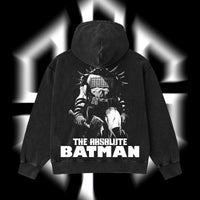The Dark Knight "Absolute Batman" - The Gotham Guardian Hero Verse DC Comics Edition Double Printed Oversize Lightweight Acid Washed Hoodie