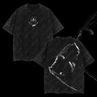 Intergalactic Hunter Yautja "Predator" Edition Double Printed Oversize Lightweight Acid Washed T-Shirt