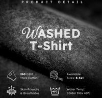 Luke Skywalker – The Jedi Legend Star Wars Edition Double-Printed Oversize Lightweight Acid-Washed Premium Cotton T-Shirt