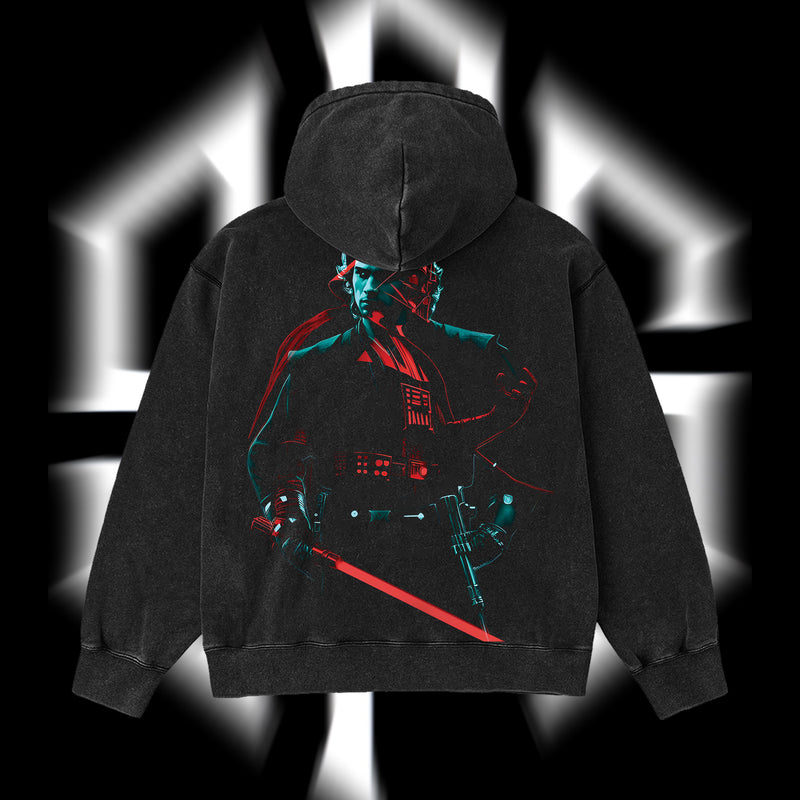 The Chosen One "Anakin Skywalker" Darth Vader - Star Wars Edition Double Printed Oversize Lightweight Acid Washed Hoodie