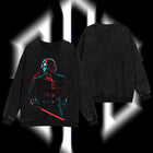 The Chosen One "Anakin Skywalker" Darth Vader - Star Wars Edition Double Printed Oversize Lightweight Acid Washed Sweater