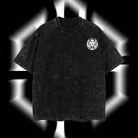 [Collection] Simon "Ghost" Riley Skull Mask Warrior Call of Duty: Modern Warfare II Edition Double Printed Oversize Lightweight Acid Washed Tee