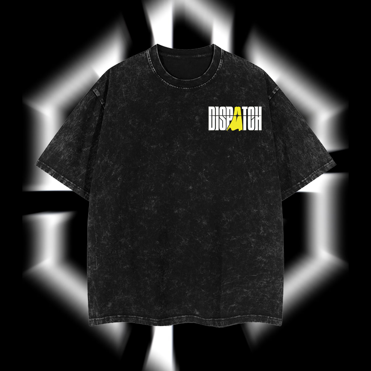 Dispatch: The Unleashed Quartet - Dispatch Super Hero Game Edition Double Printed Oversize Lightweight Acid Washed Tee