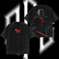 The Chosen One "Anakin Skywalker" Darth Vader - Star Wars Edition Double Printed Oversize Lightweight Acid Washed Tee