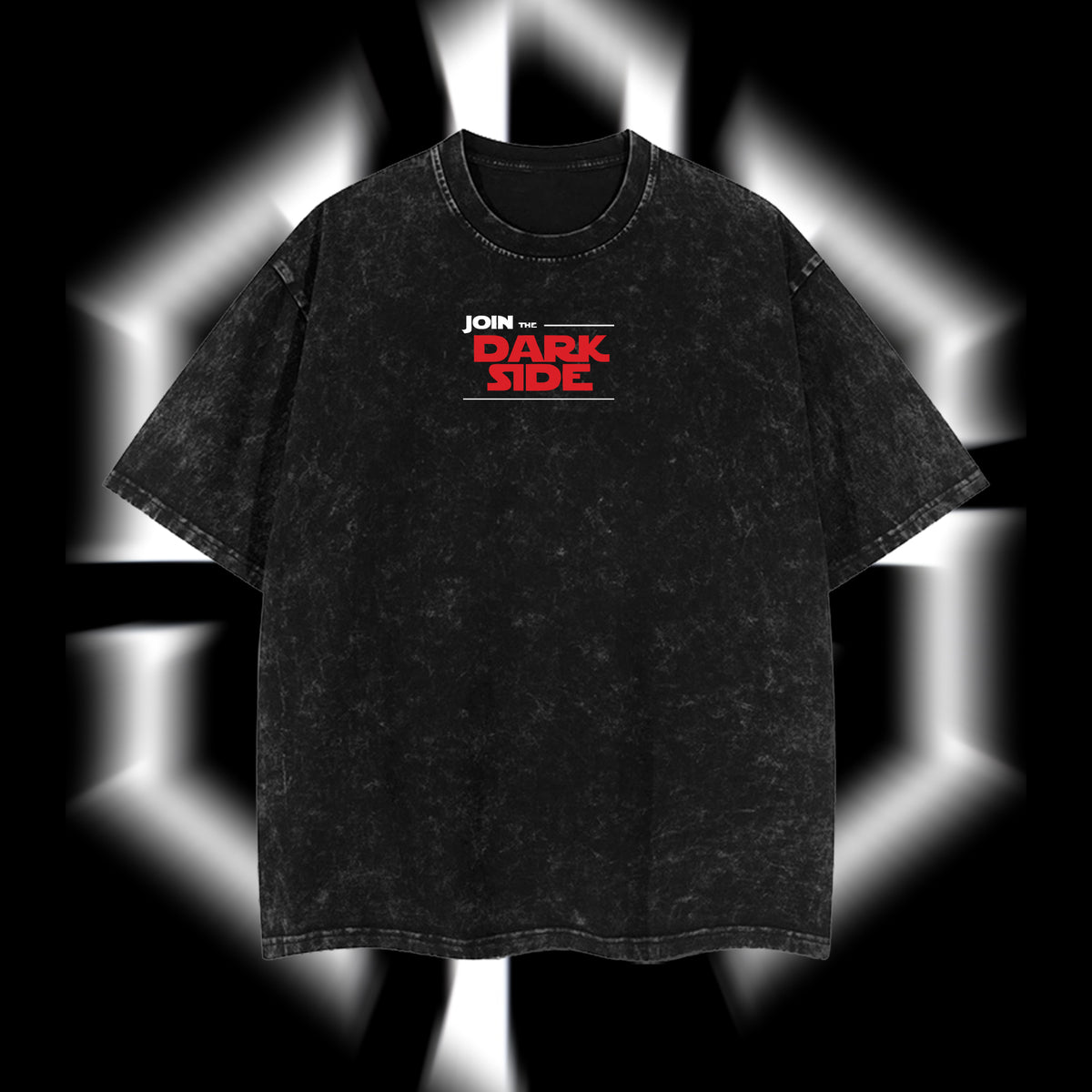 The Chosen One "Anakin Skywalker" Darth Vader - Star Wars Edition Double Printed Oversize Lightweight Acid Washed Tee