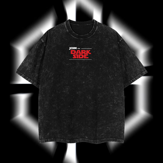 The Chosen One "Anakin Skywalker" Darth Vader - Star Wars Edition Double Printed Oversize Lightweight Acid Washed Tee