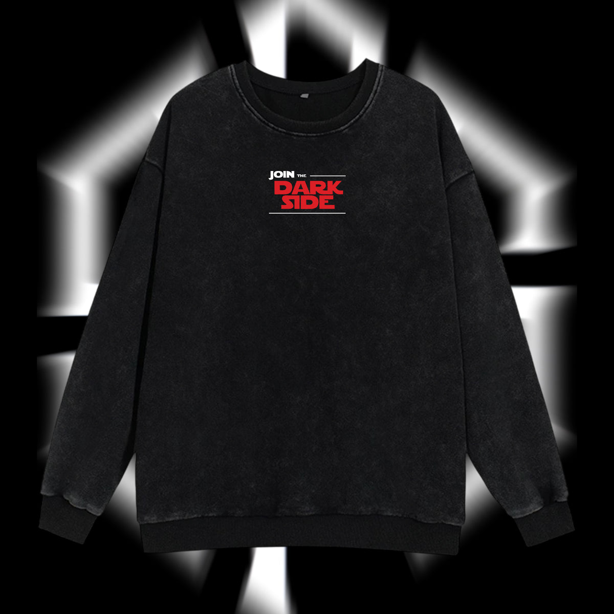 The Chosen One "Anakin Skywalker" Darth Vader - Star Wars Edition Double Printed Oversize Lightweight Acid Washed Sweater