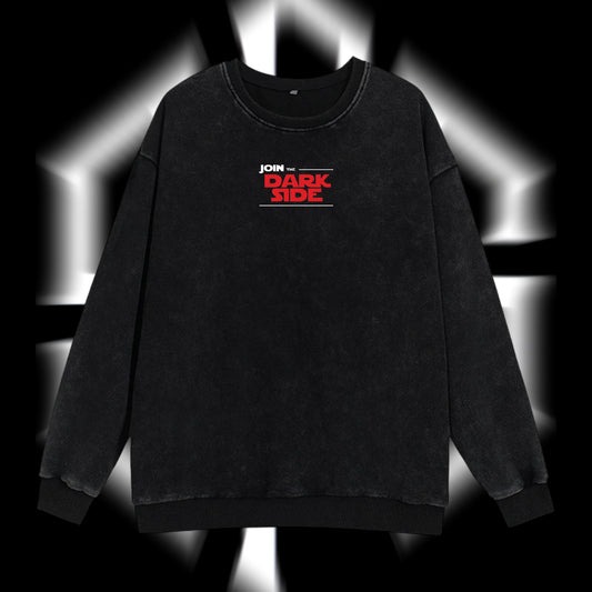 The Chosen One "Anakin Skywalker" Darth Vader - Star Wars Edition Double Printed Oversize Lightweight Acid Washed Sweater