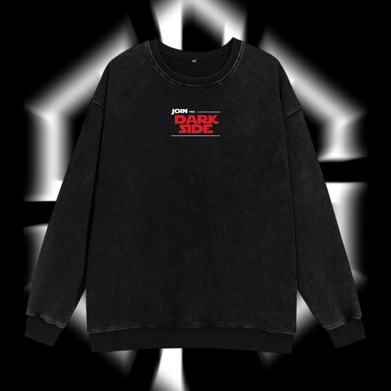 The Chosen One "Anakin Skywalker" Darth Vader - Star Wars Edition Double Printed Oversize Lightweight Acid Washed Sweater