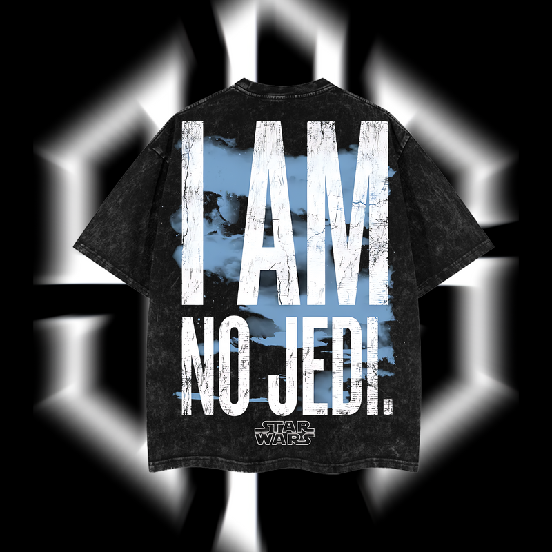 Jedi Order – Guardians of the Light Star Wars Edition Double-Printed Oversize Lightweight Acid-Washed Premium Cotton T-Shirt