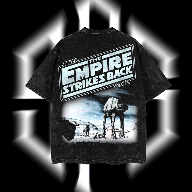 Chewbacca – The Loyal Wookiee Star Wars Edition Double-Printed Oversize Lightweight Acid-Washed Premium Cotton T-Shirt
