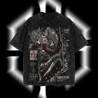 Malenia "Goddess of Scarlet Rot" - Elden Ring Edition Double Printed Oversize Lightweight Acid Washed T-Shirt