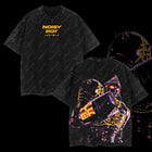 Noisy boy - Real Steel Edition Double Printed Oversize Lightweight Acid Washed T-Shirt